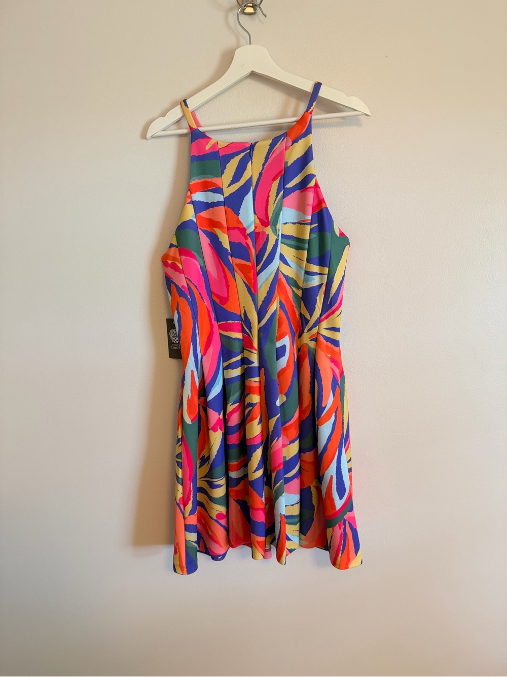 Vince Camuto Multicolor Printed Sleeveless Summer Dress - Picture 2 of 5
